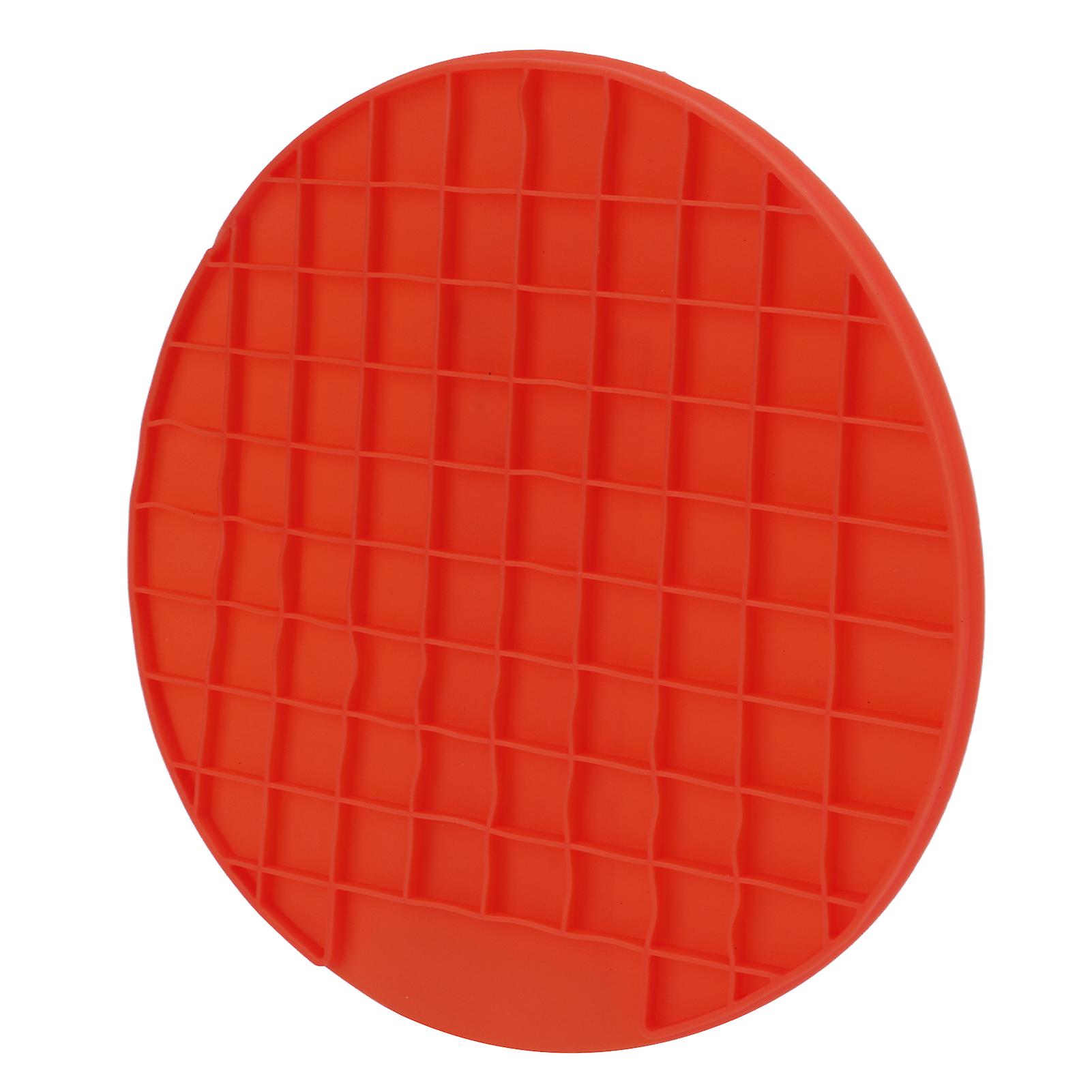 Pet Lick Mats Slow Down Eating Anti Anxiety Boredom Food Grade Silicone Feeding Pads For Dogs Catsred