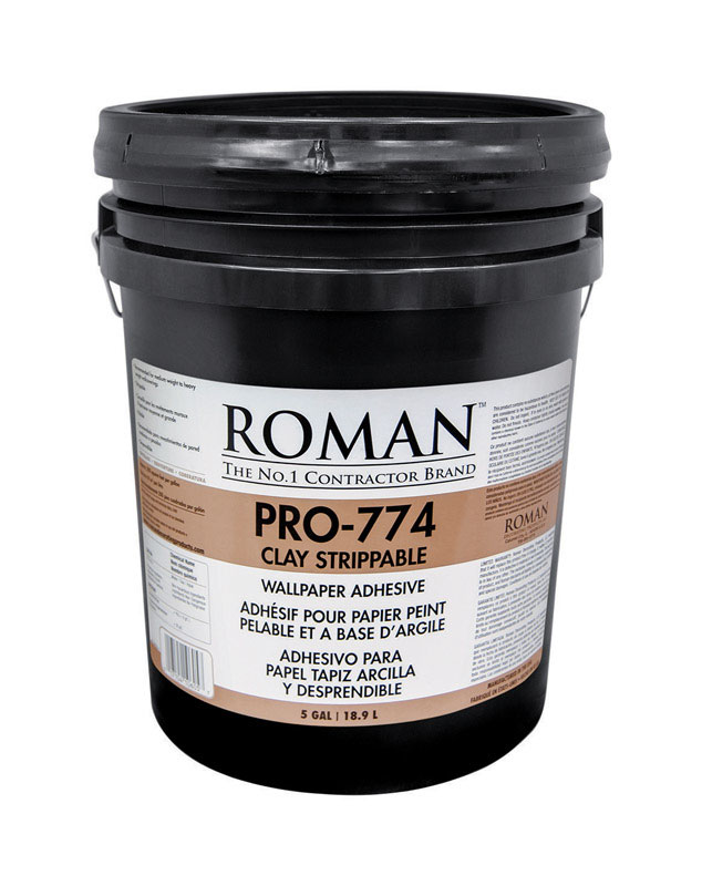 Roman PRO-774 High Strength Clay/Modified Starches Adhesive 5 gal