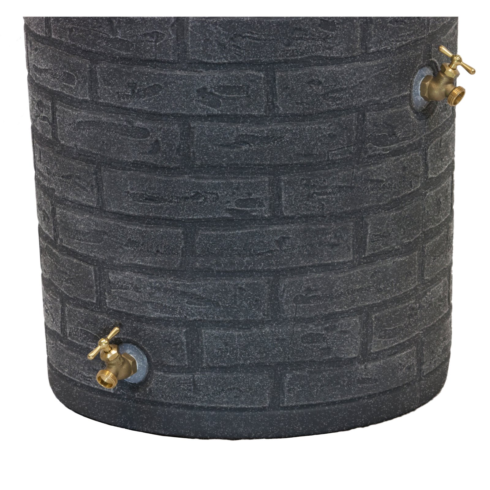 Good Ideas IMP-D50-DAR Impressions Downton Rain Saver Rain Barrel， 50 Gallon， Dark Granite