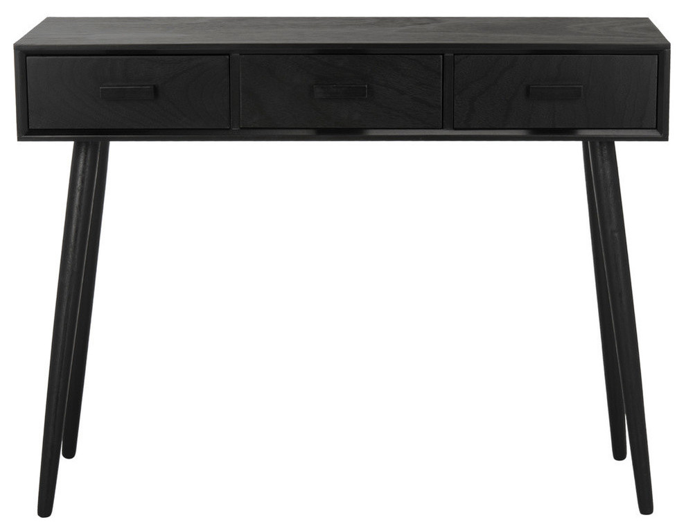 Safavieh Albus 3 Drawer Console Table   Midcentury   Console Tables   by Safavieh  Houzz