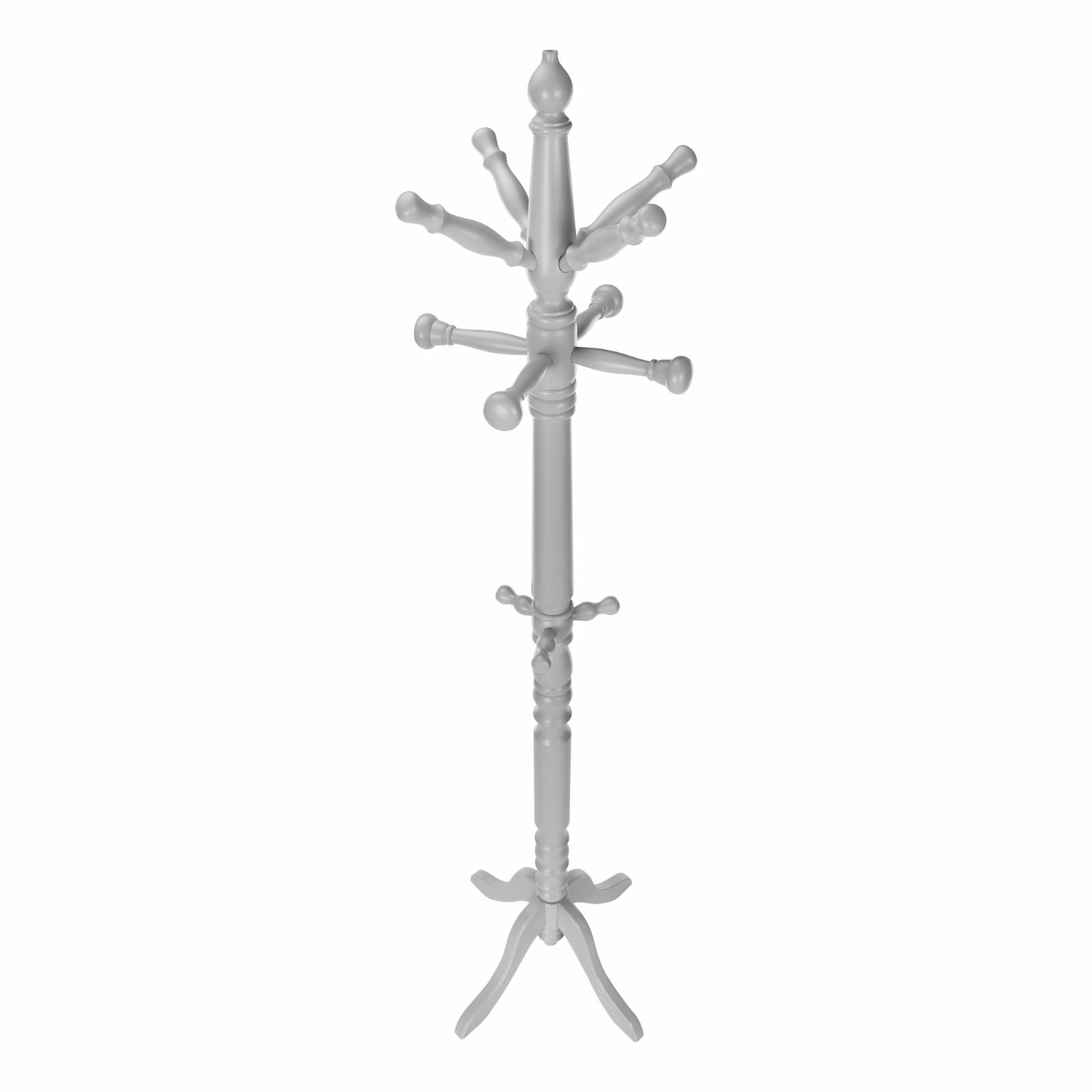 Coat Rack， Hall Tree， Free Standing， 11 Hooks， Entryway， 73