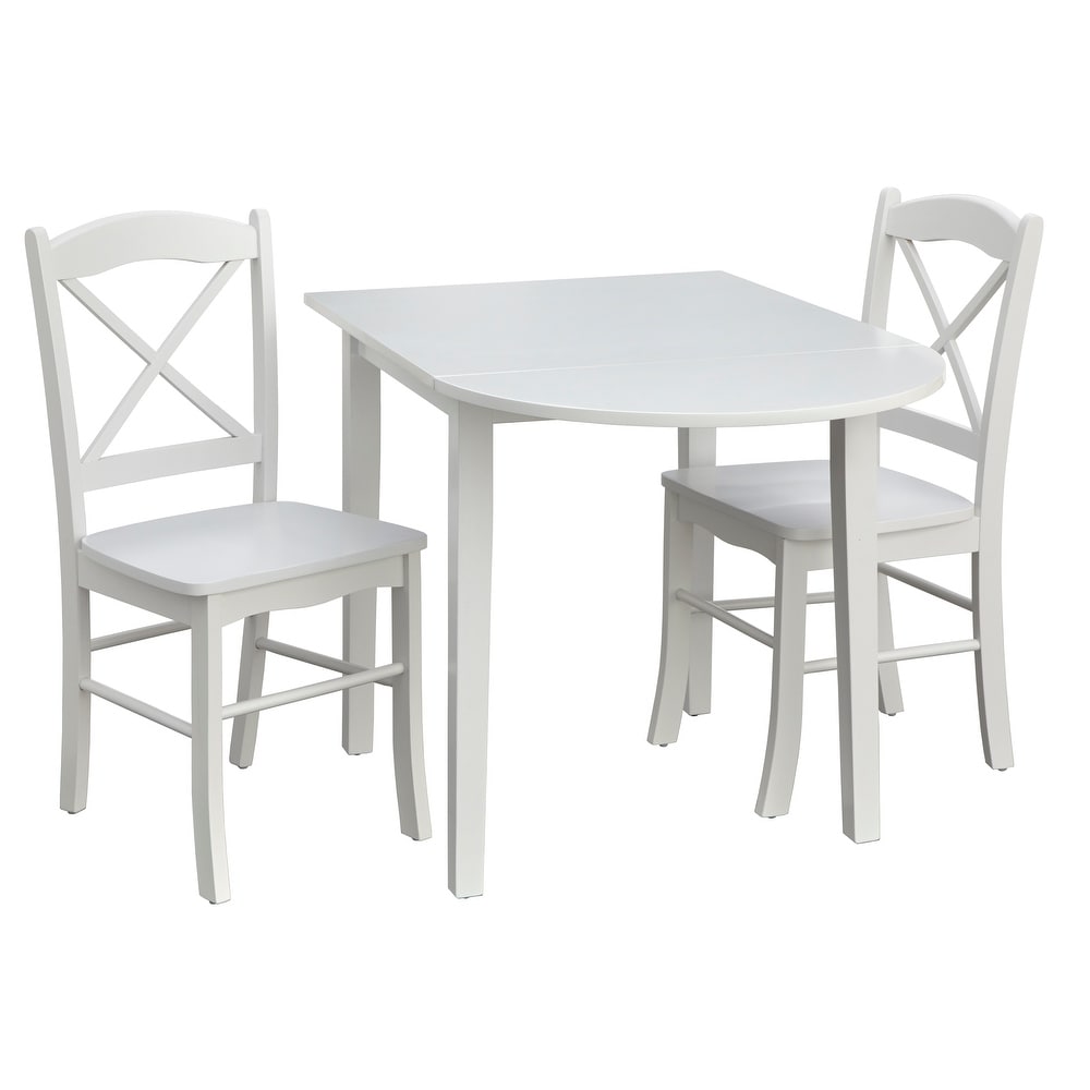 Simple Living Country Cottage Drop Leaf 3 piece Dining Set