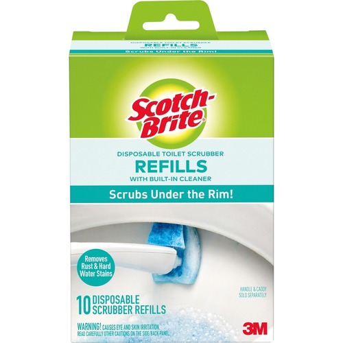 ScotchBrite Disposable Toilet Scrubbers Refills  MMM558RF4CT