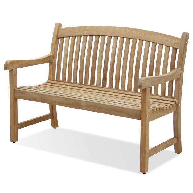 Newcastle Outdoor Teak Wood Bench International Home Miami