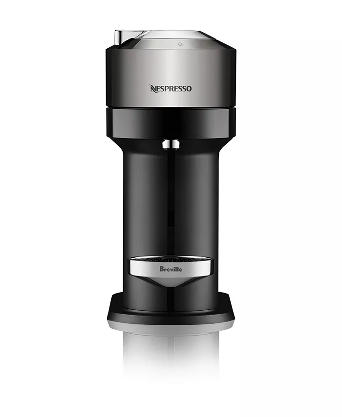 Nespresso Vertuo Next Deluxe Coffee and Espresso Machine by Breville Dark Chrome with Aeroccino Milk Frother