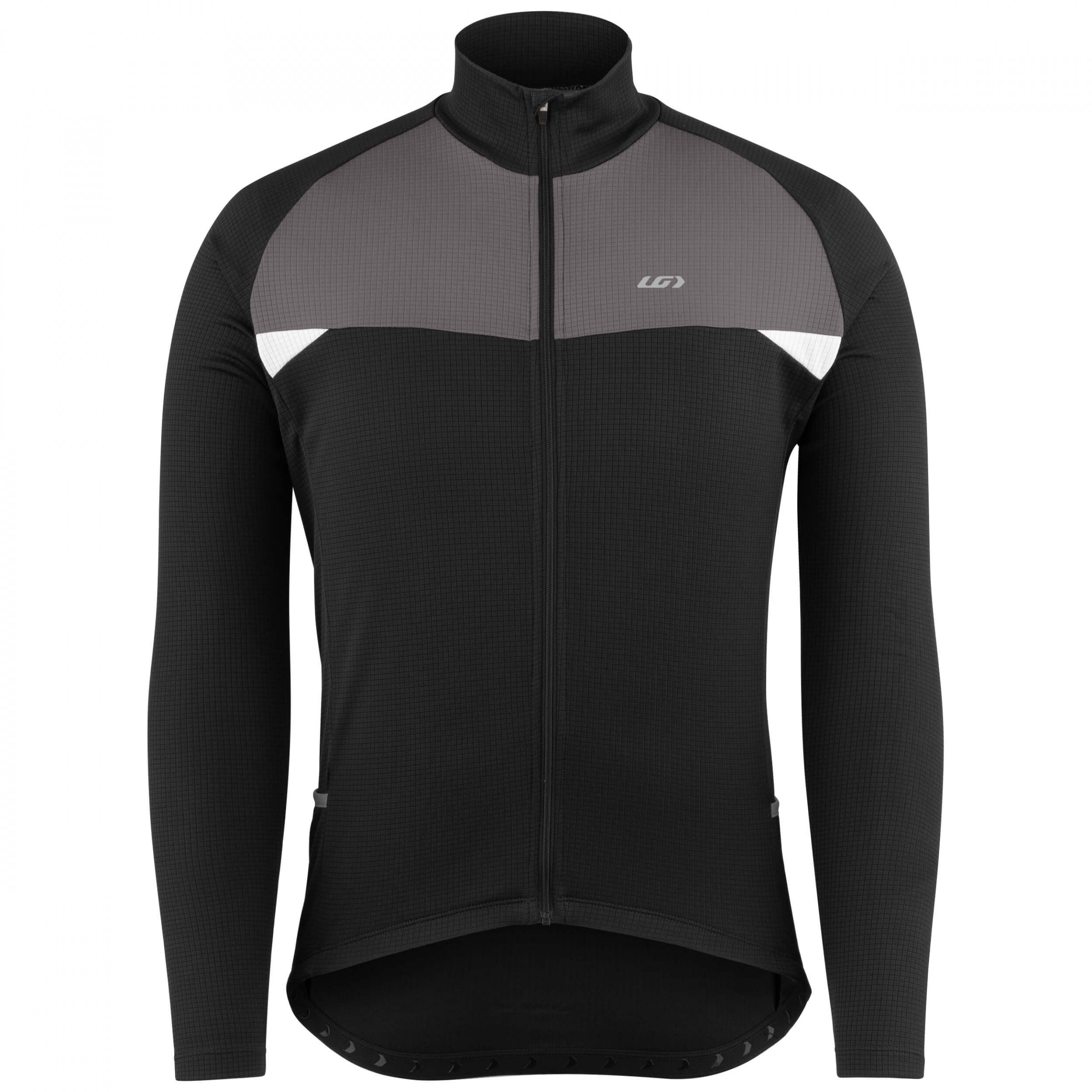 Louis Garneau Peloton Short Sleeve Road Jersey - Black-Gray
