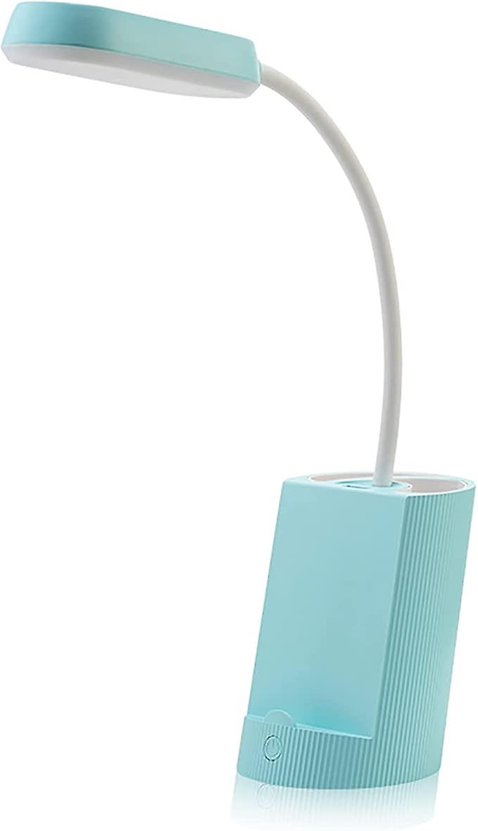 Led Study Desk Lamp With Mobile Phone Holder