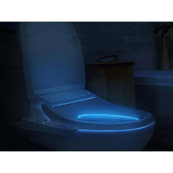 Coway BIDETMEGA 150 Electric Bidet Seat for Round Toilet White BIDETMEGA150R