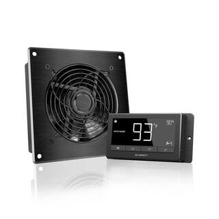 AC Infinity Airtitan T3 120 CFM Indoor Wall Mount Crawlspace Basement Ventilator Exhaust Fan Temperature and Dehumidistat Controller AC-ATT3