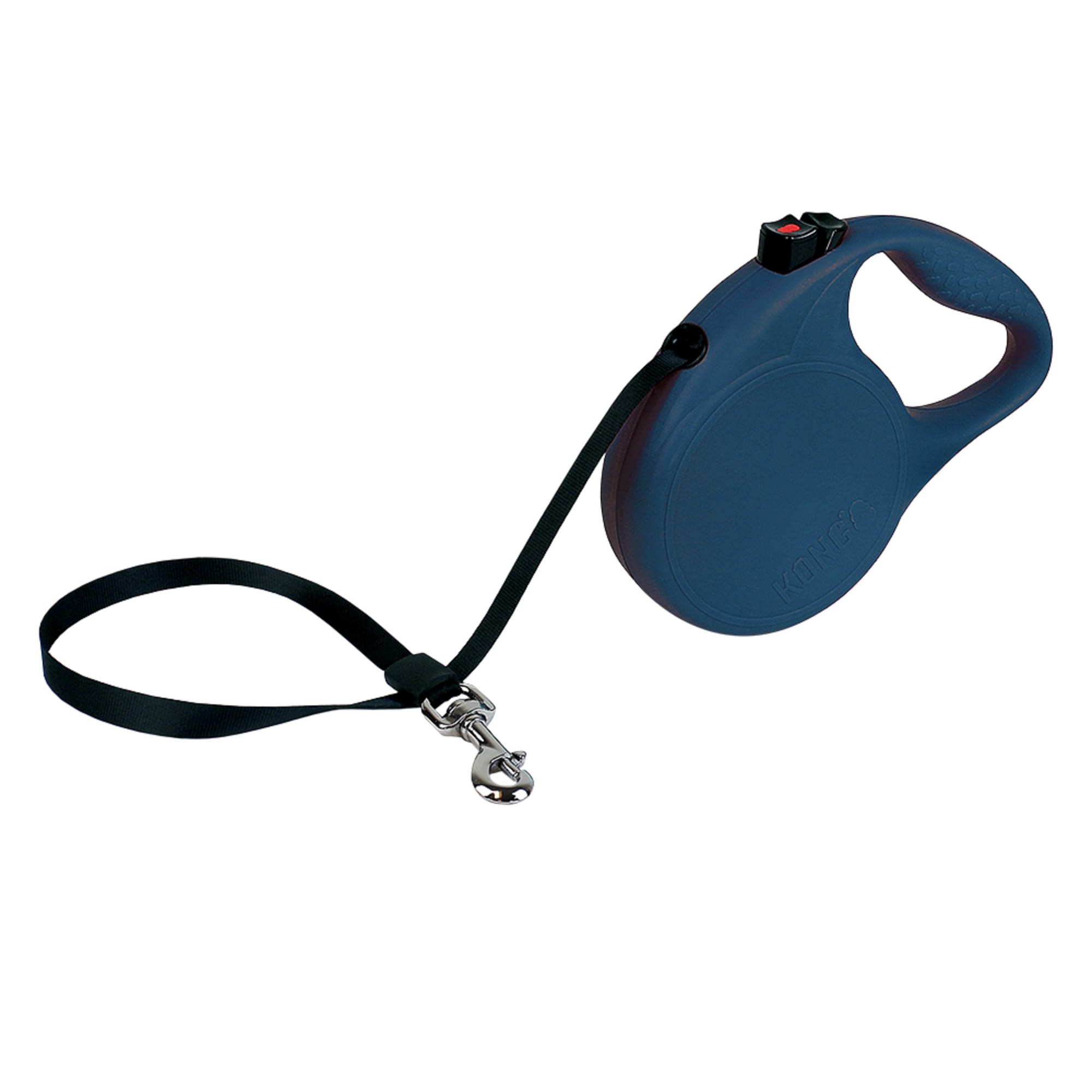 KONG Blue Trail Retractable Dog Leash for Dogs Up To 65 lbs.， 16 ft.