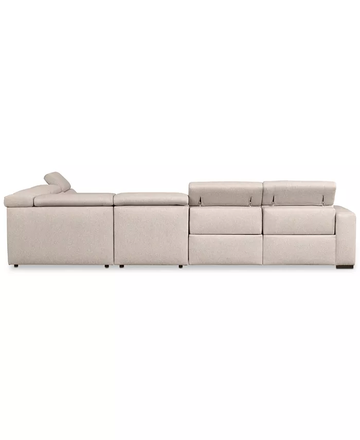 Furniture Nevio 157 6-Pc. Fabric L Shaped Sectional Sofa