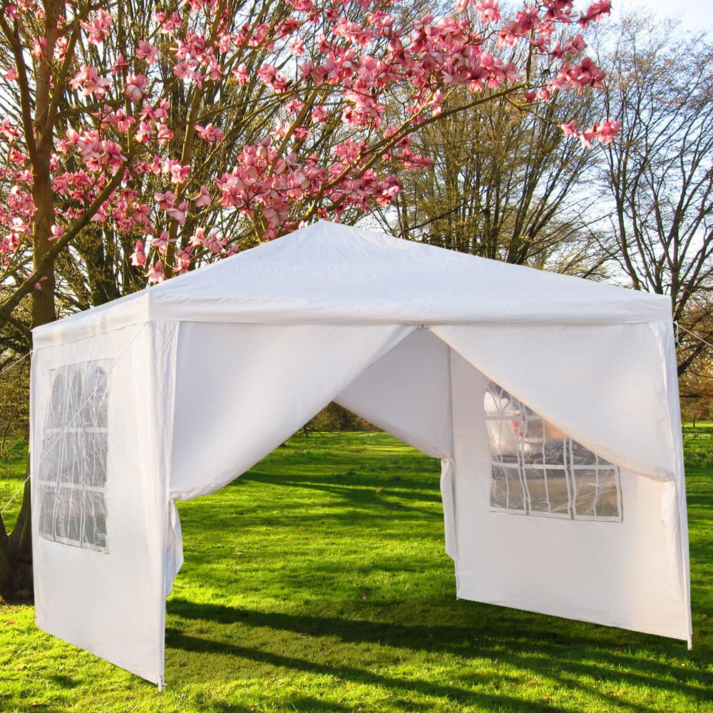 Zimtown 10' x 10' Canopy Party Tent Practical Outdoor Tent for Parties-4 Sidewalls