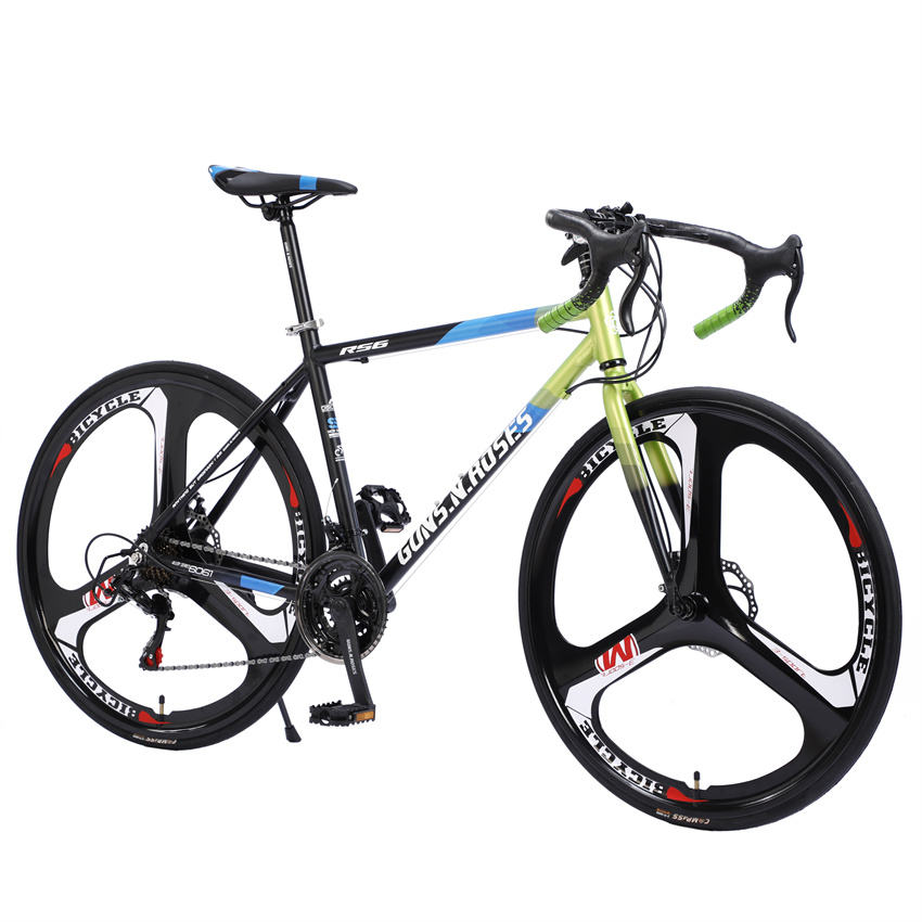 race roadbike cycle cheap carbon fiber 21 speed 700C road bike high Carbon Steel Bicycle Road Racing Bike