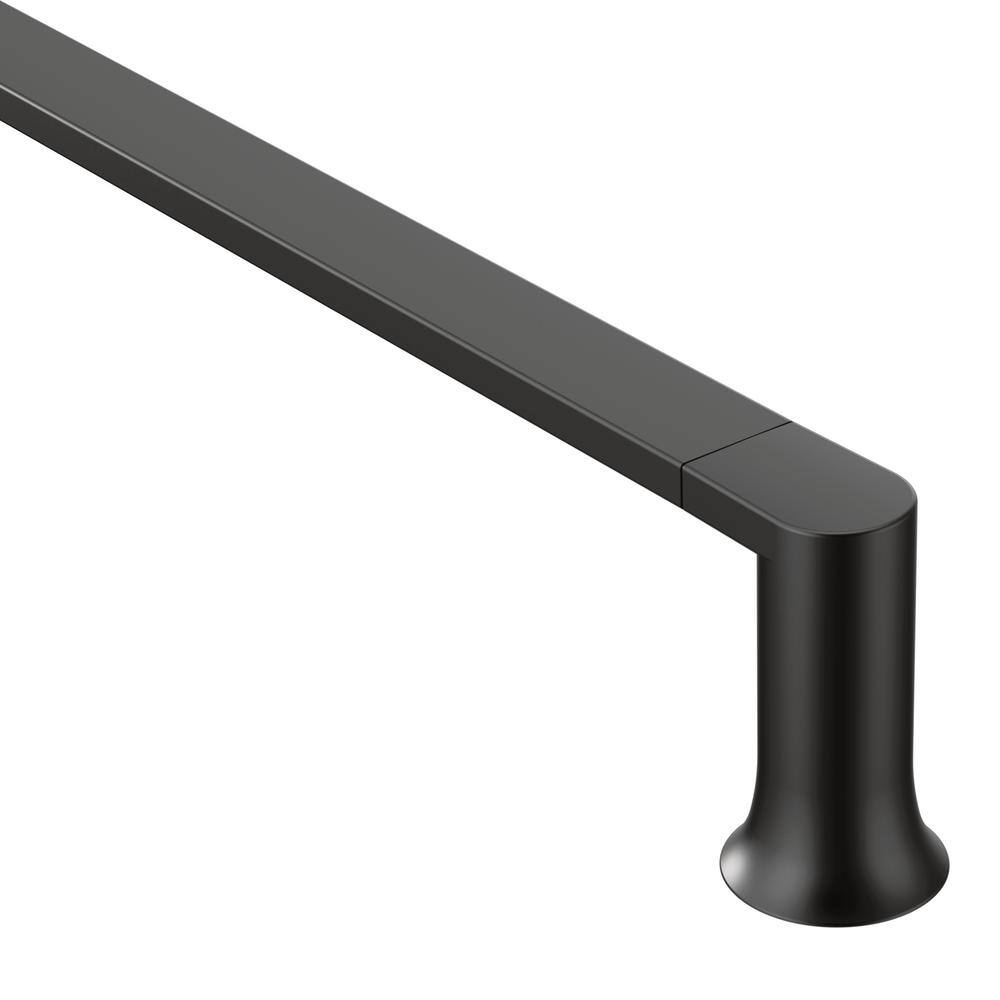 MOEN Genta LX 18 in. Towel Bar in Matte Black BH3818BL