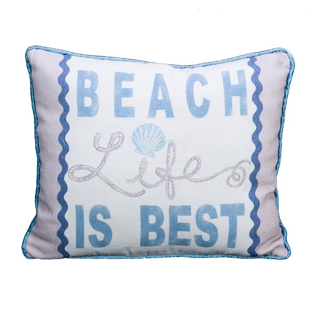 Shopsentral Beach Is Best Throw Pillow