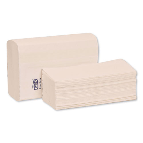 Essity Tork Premium Multifold Towel | 1-Ply， 9 x 9.5， White， 250