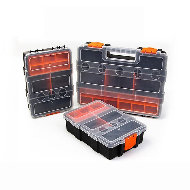 Portable Tool Box ， Hardware andamp; Parts Organizers， Compartment Small Parts Storage Boxes， Versatile And Durable Plastic Tool Box