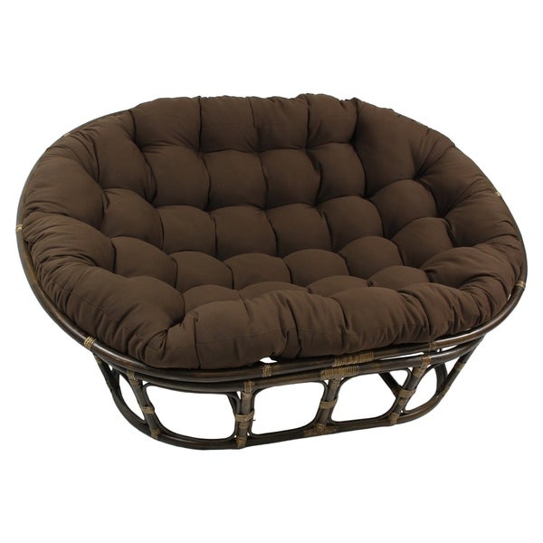 International Caravan Bali Double Papasan Chair with Cushion