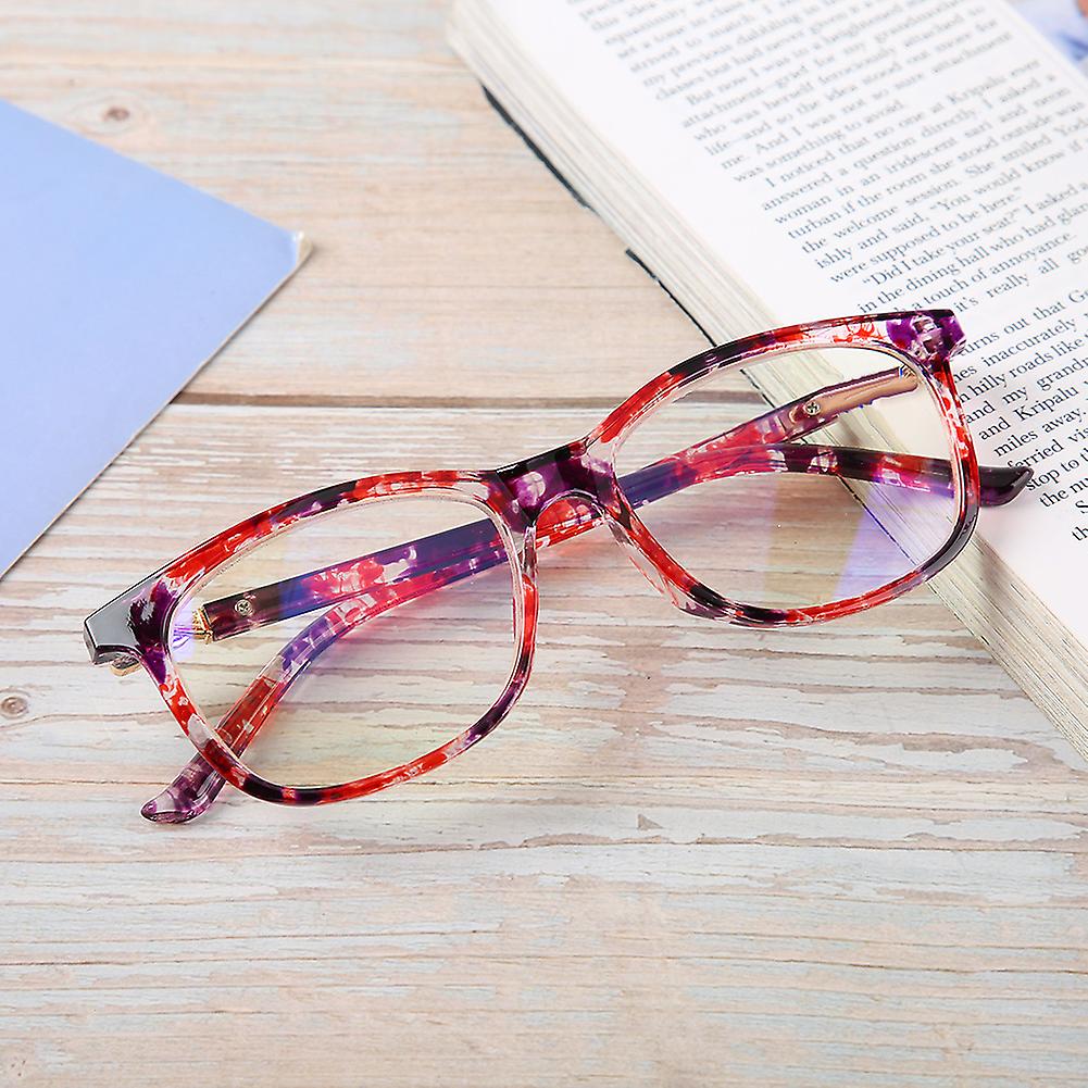 Reading Glasses Blue Light Blocking Presbyopic Glasses  Eyeglasses For Men Women With Storage Box+250 Red Spot