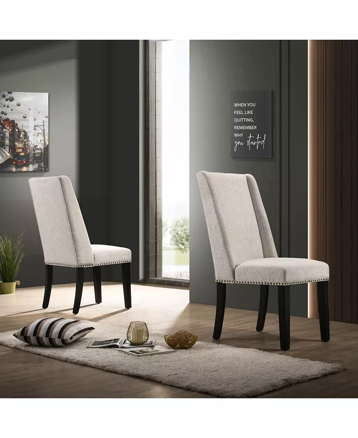 Carolina Classics Zoe Upholstered Dining Chair Set of 2