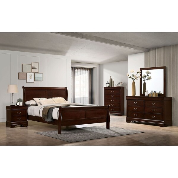 Furniture of America Lavina Contemporary 6-Drawer Dresser with Mirror - - 35634485