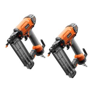 RIDGID Pneumatic 18-Gauge 2-18 in. Brad Nailer Combo Kit with (2) Brad Nailers R692BBN