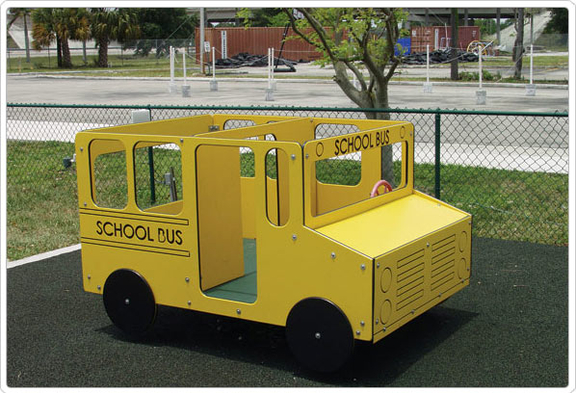 SportsPlay 902 812B School Bus Multi Spring Rider