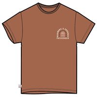 Flare Recycled Cotton T-Shirt - Burnt Orange