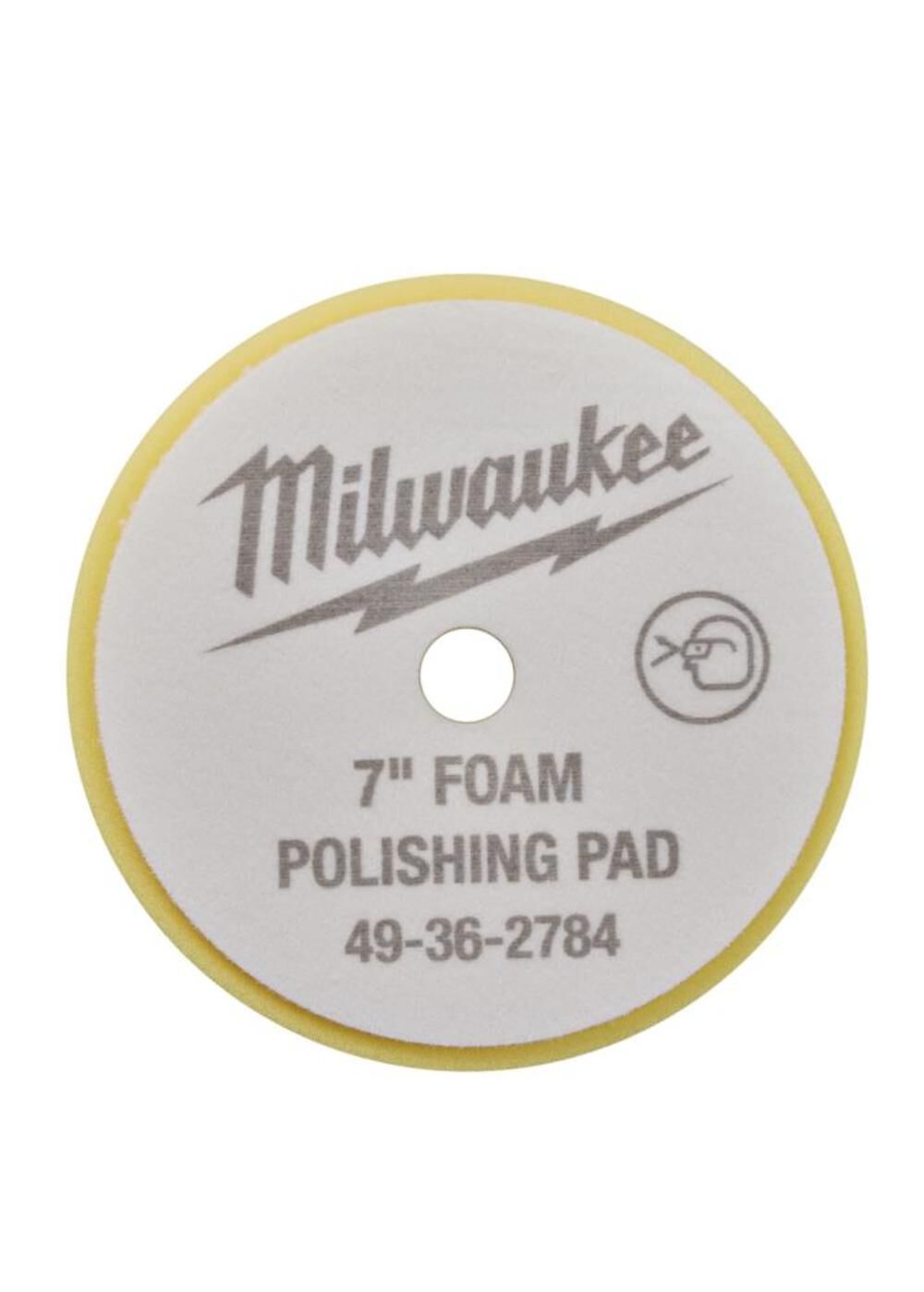 Milwaukee 7 In. Yellow Foam Polishing Pad 49-36-2784 from Milwaukee