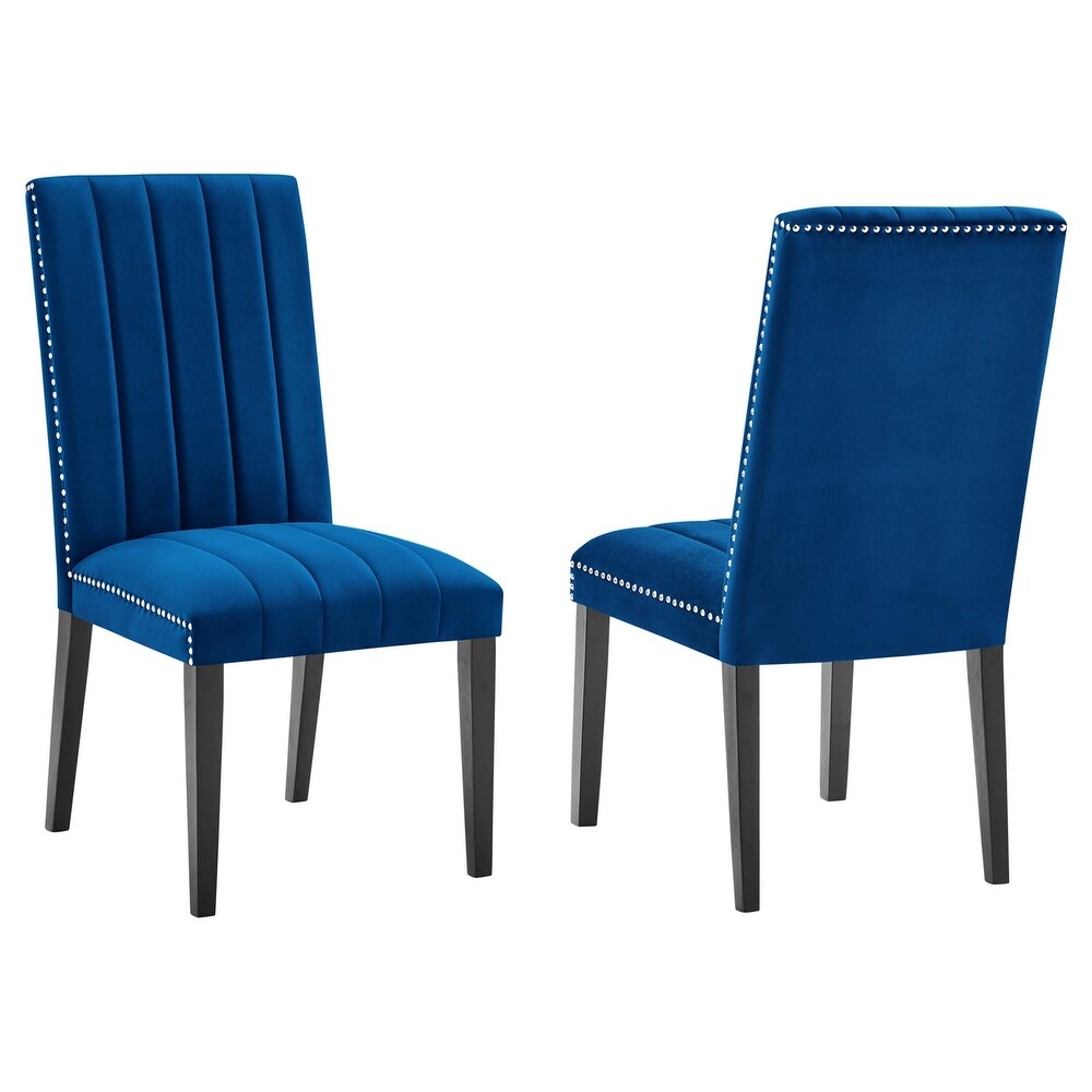 Catalyst Performance Velvet Dining Side Chairs   Set of 2