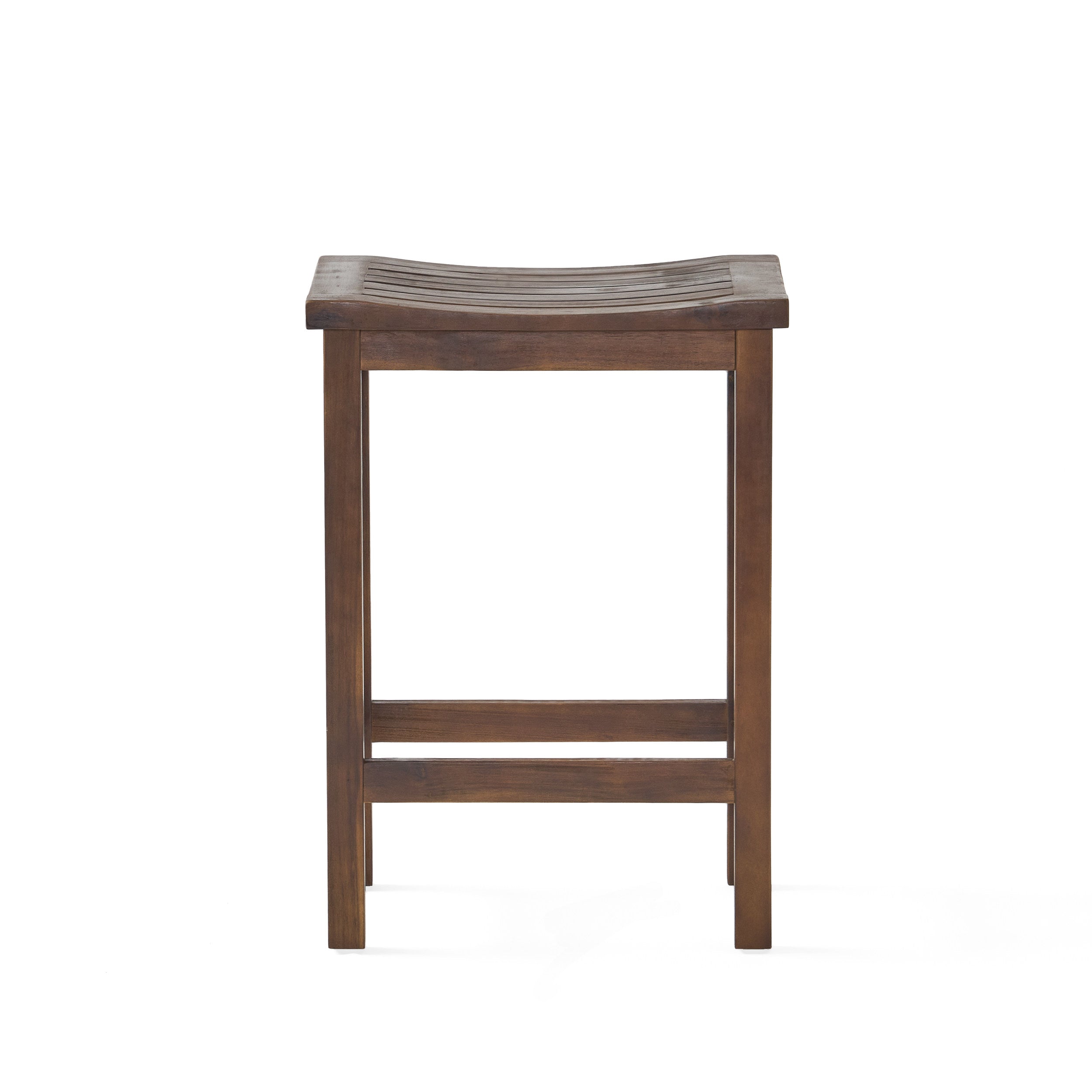 Lantana Brown Mahogany 24-Inch Counter Stools (Set of 2)