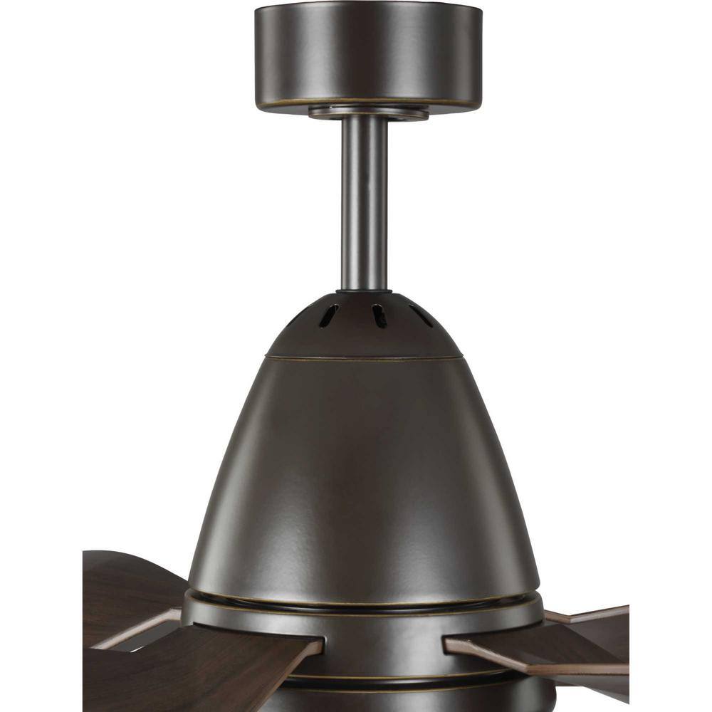 Progress Lighting Holland 60 in. Integrated LED Oil Rubbed Bronze Ceiling Fan with Light P250032-108-30