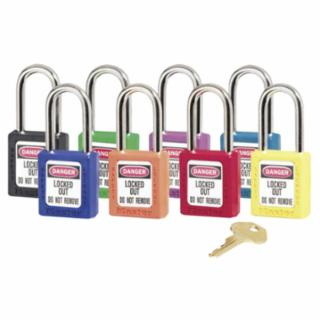 Master Lock 470 410PRP Purple Plastic Safety Padlo...