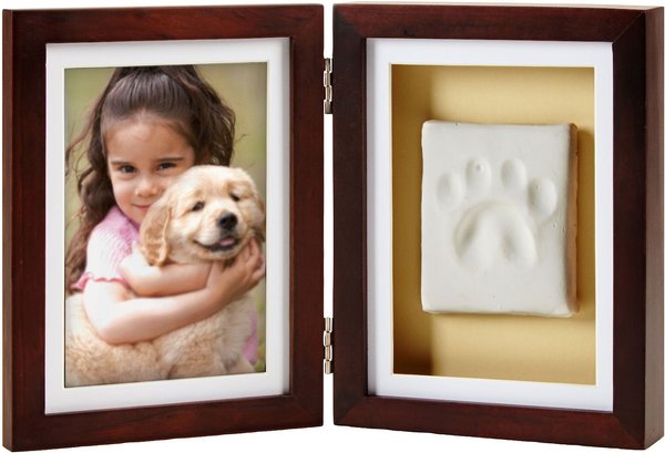 Pearhead Pawprints Dog and Cat Desk Frame， 4 x 6 in