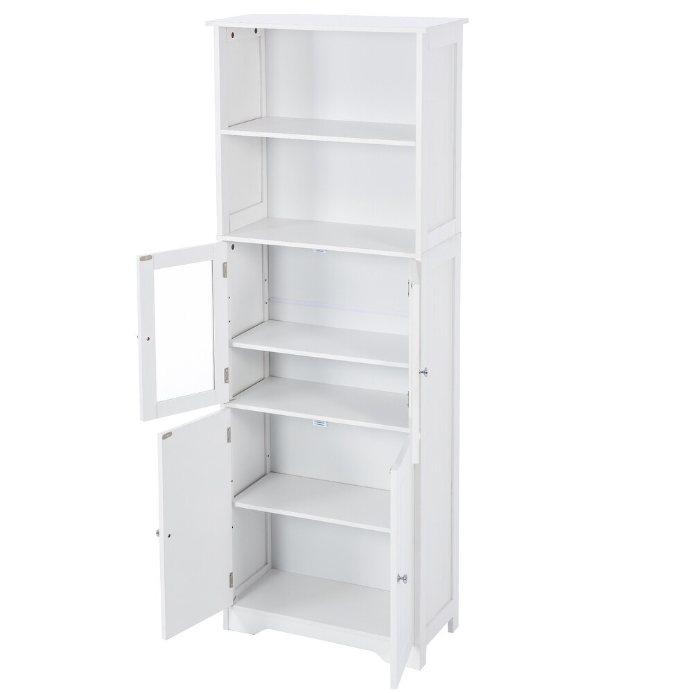 Tall Storage Cabinet with Shelves