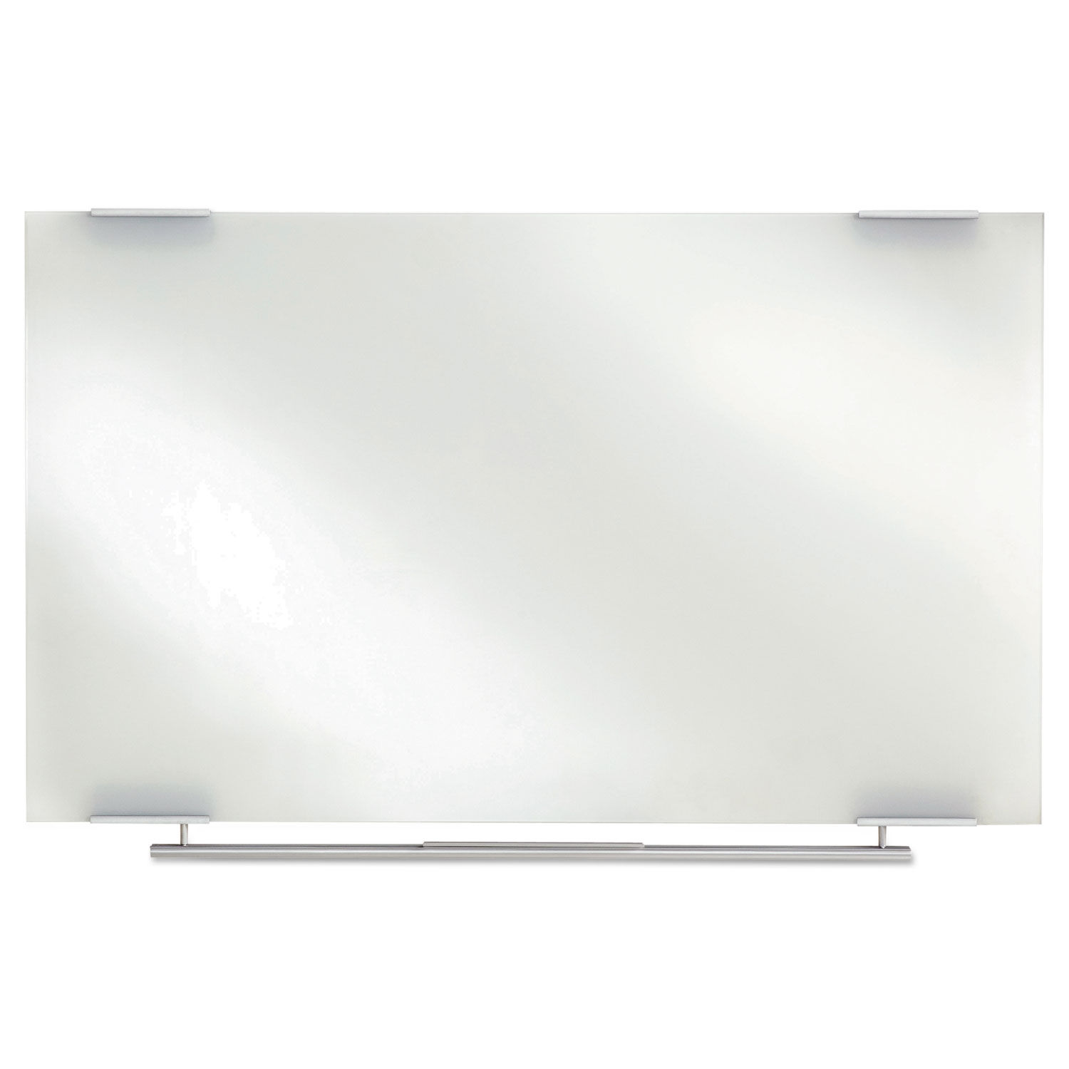 Clarity Glass Dry Erase Board with Aluminum Trim by Iceberg ICE31160