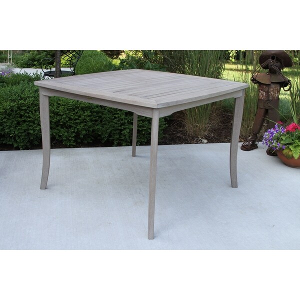 Contessa Grey Wash Eucalyptus Square Dining Table