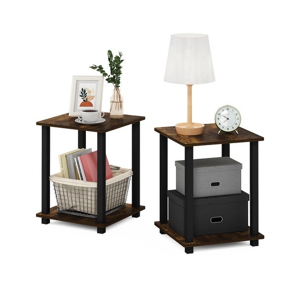 Furinno Simplistic End Table， Set of Two，