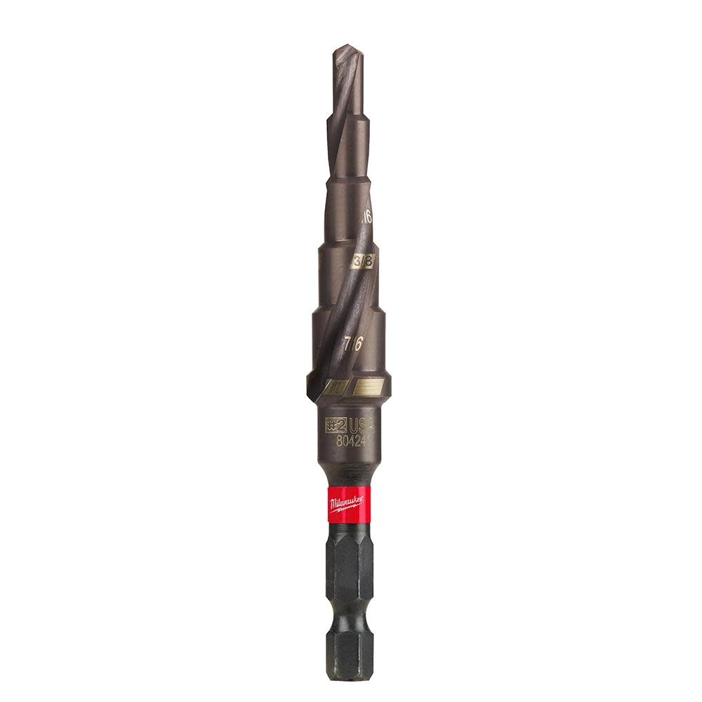 Milwaukee SHOCKWAVE Impact Duty Step Bit #2 3/16 - 1/2 in. 48-89-9242 from Milwaukee