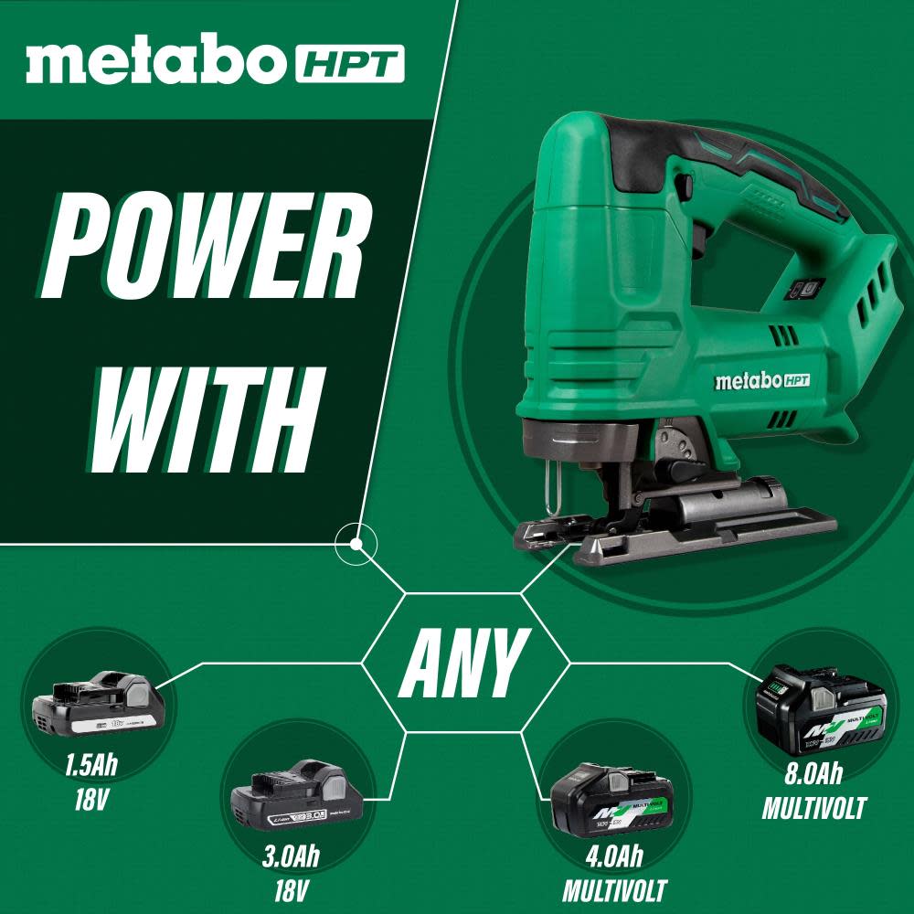 Metabo HPT 18V Cordless Jig Saw Bare Tool ;