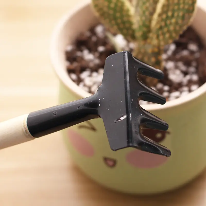 Gardening Tools Three piece Mini Garden Small Iron Rake Shovel Succulent Plant Potted Flower Loose Soil Shovel