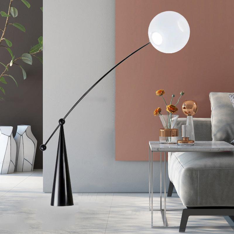 Opal Arc Floor Lamp