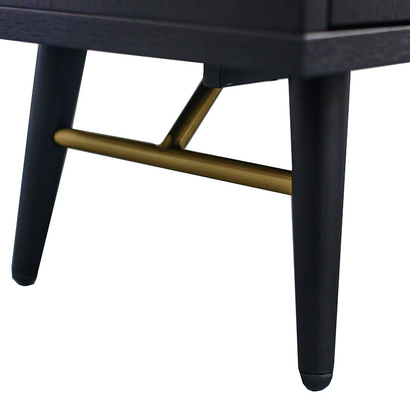 RANIA Coffee Table 120cm - Black Ash