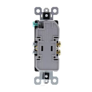 Legrand radiant 15 Amp 125 Volt Tamper Resistant Decorator Outlet Nickel 885TRNICC12