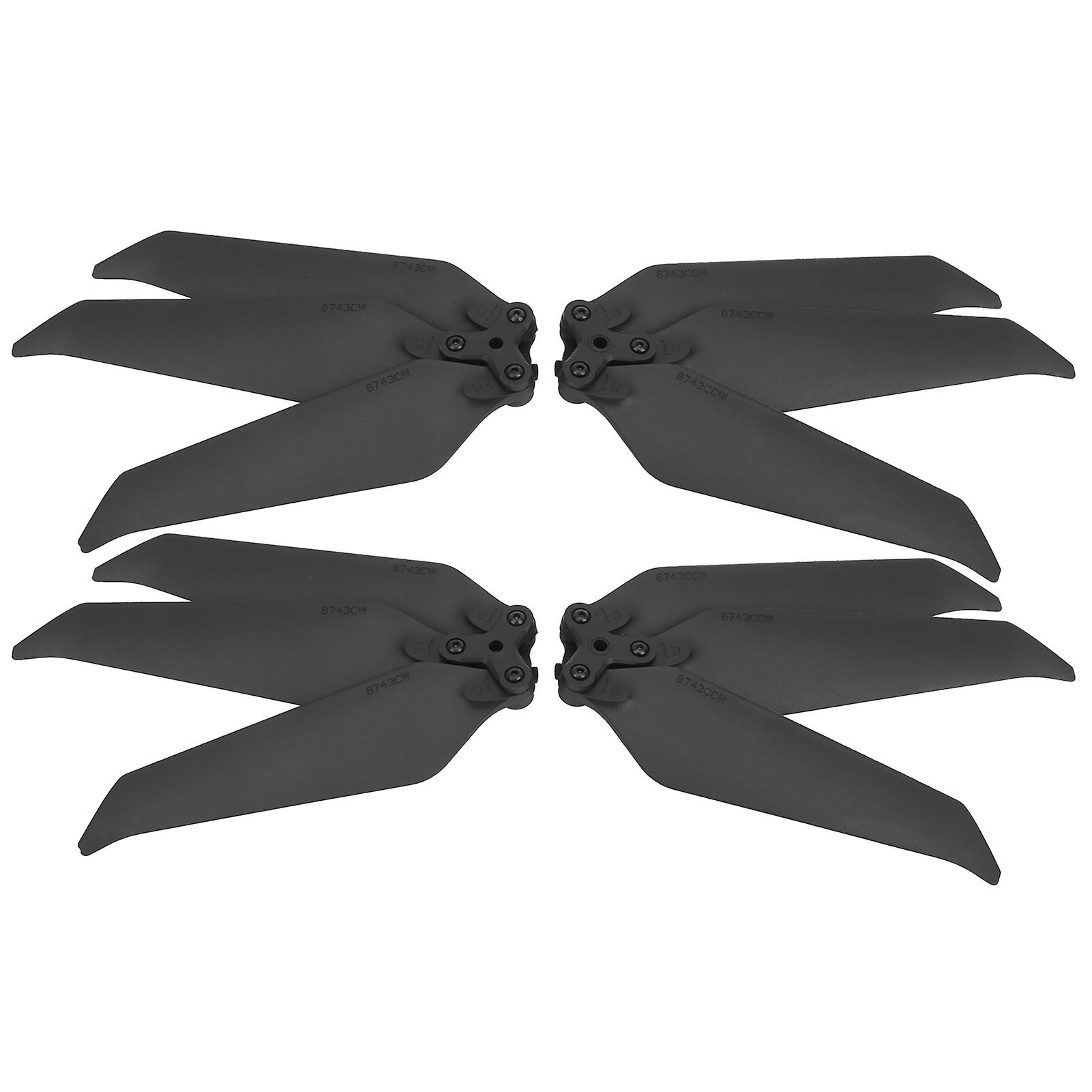 2 Pairs 8743f 3-blades Propeller Noise Reduction Nylon Fiber Spare Parts Fit For Dji Mavic 2 Pro