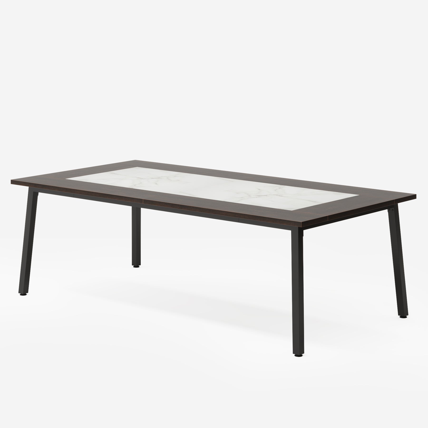 79-Inch Dining Table for 8-10 People, Modern Kitchen Dinner Table