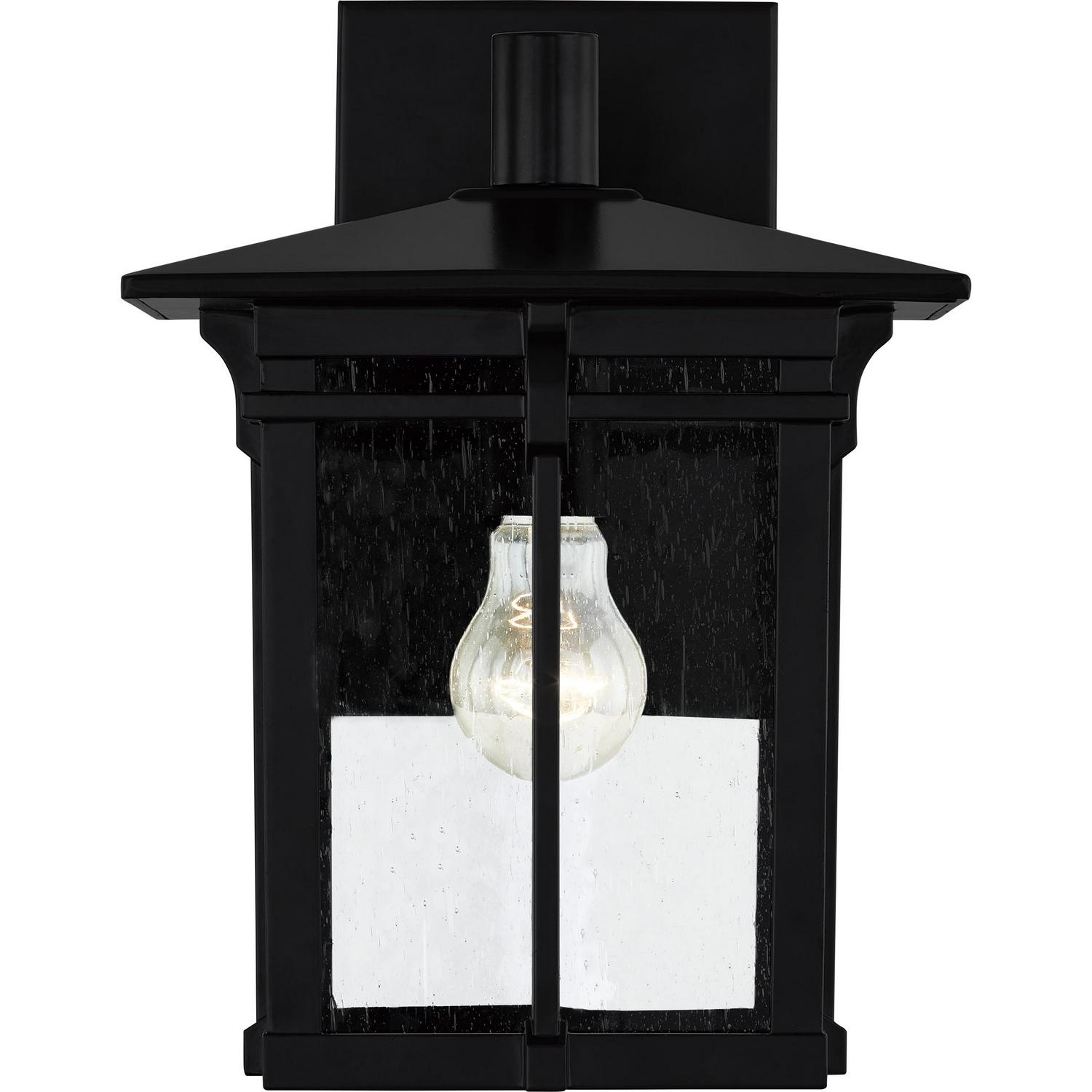 Ashley Harbour Finn 1Light Matte Black Outdoor Wall Lantern  Crowdfused