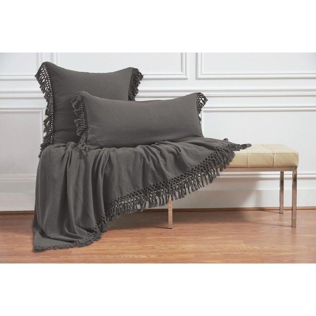 Ey Essentials Lavato Shale Bed Throw