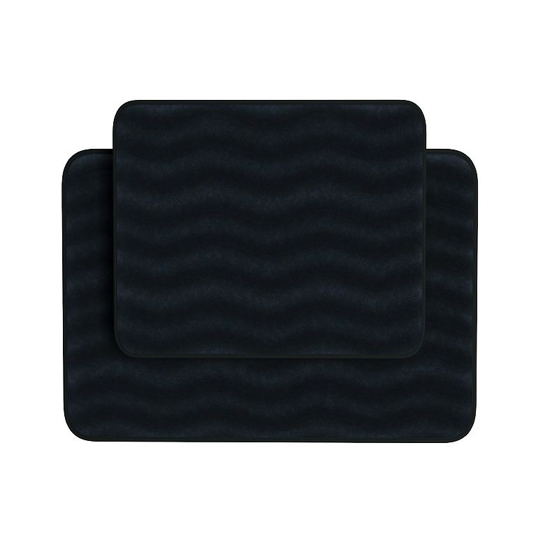 Portsmouth Home 2-piece Memory Foam Bath Mat Set