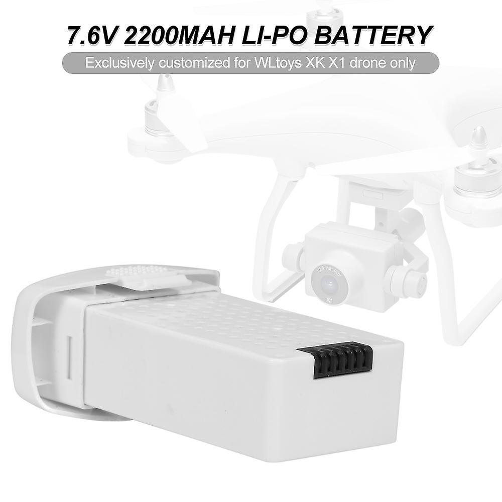 Wltoys Xk X1 Battery 7.6v 2200mah Li-po Battery For Wltoys Xk X1 Drone No.196920